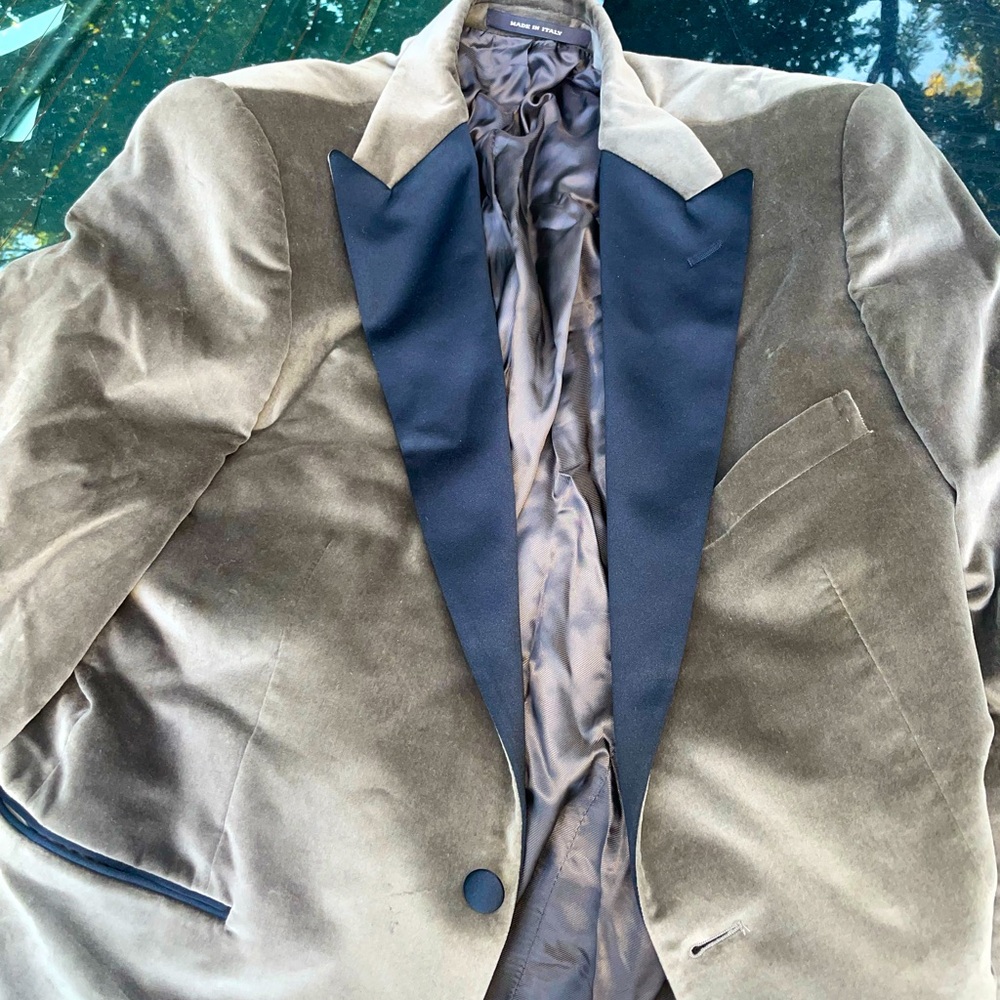 Tagliatore velvet Tuxedo blazer worn only once size 52 IT
